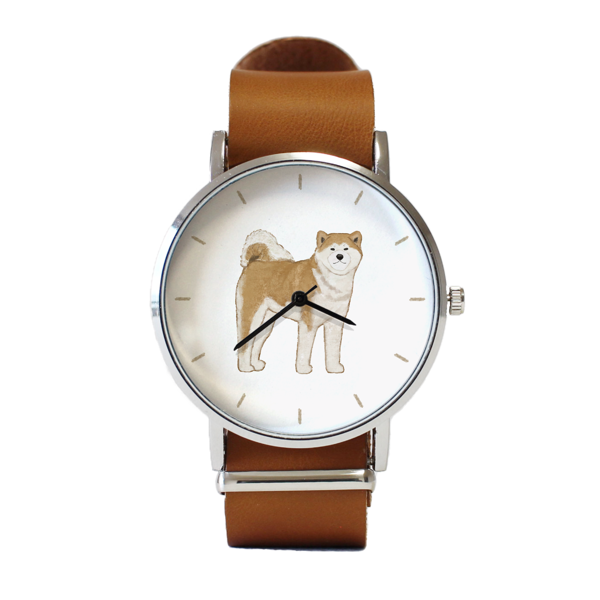 秋田犬（赤）の腕時計 – とけい屋びと。
