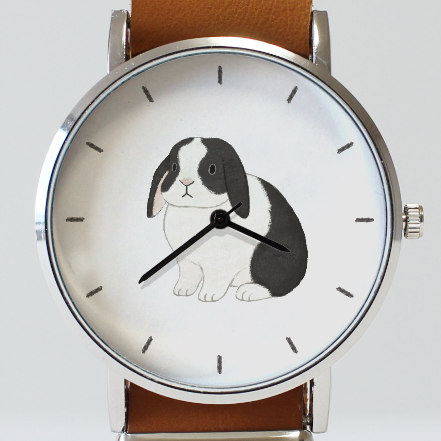 うさぎ（ホワイトブラック）垂れ耳