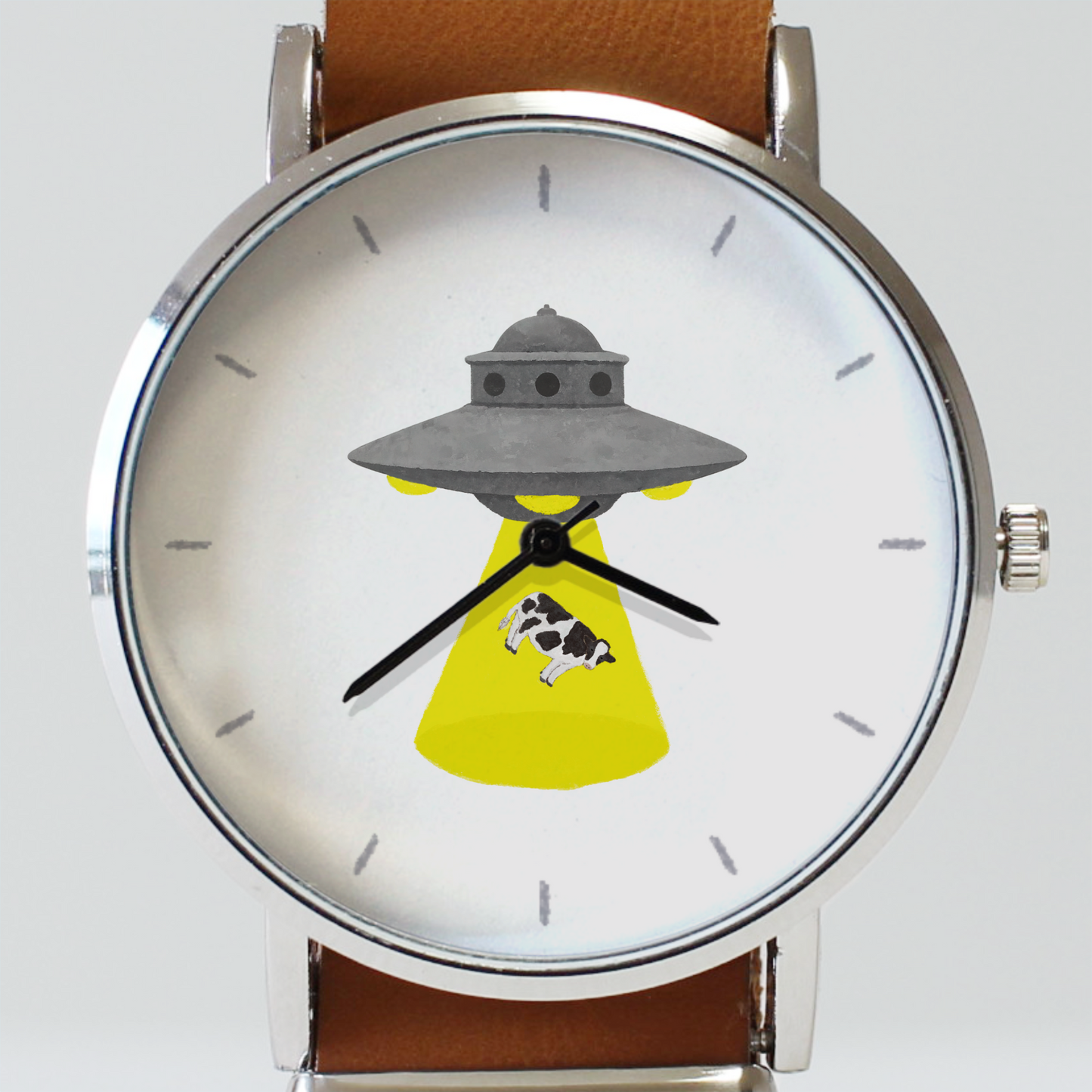 UFOにさらわれる牛