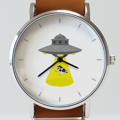 UFOにさらわれる牛