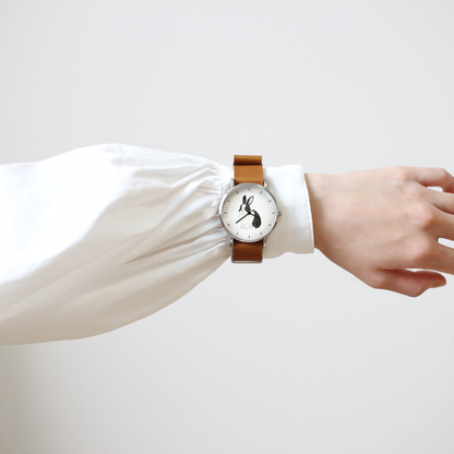 うさぎ（ホワイトブラック）立ち耳