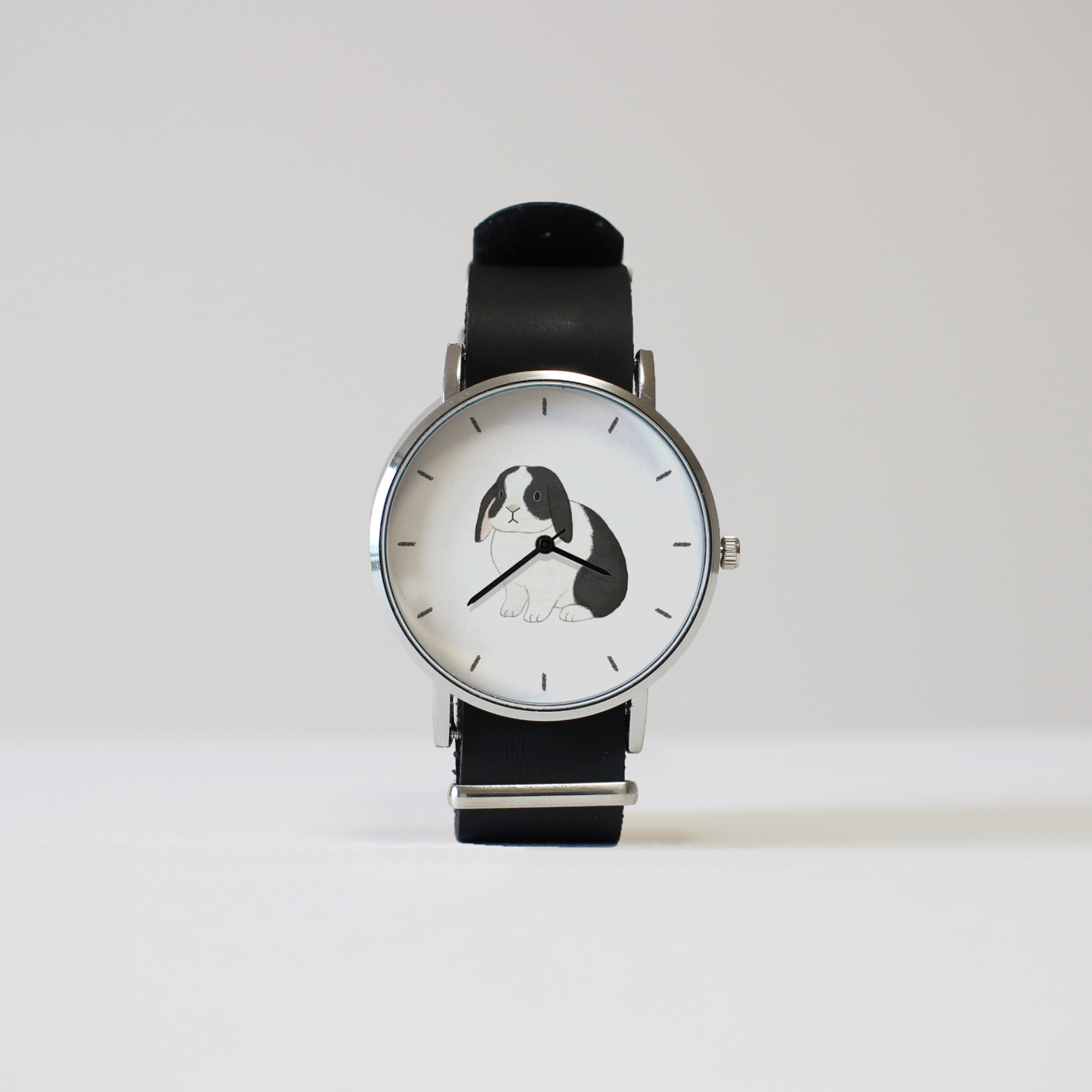 うさぎ（ホワイトブラック）垂れ耳