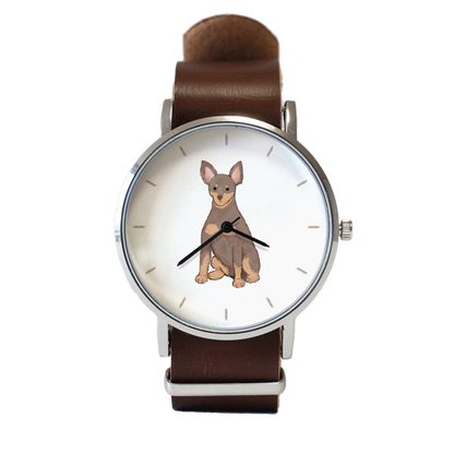 ミニチュアピンシャー（チョコタン）立ち耳