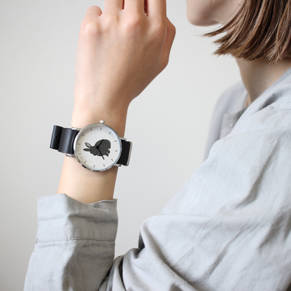 うさぎ（ブラック）立ち耳