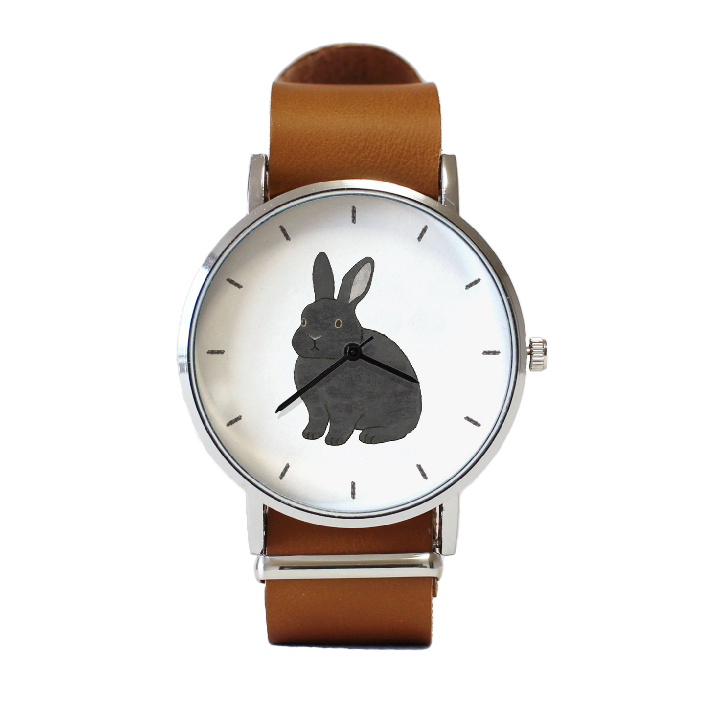 うさぎ（ブラック）立ち耳