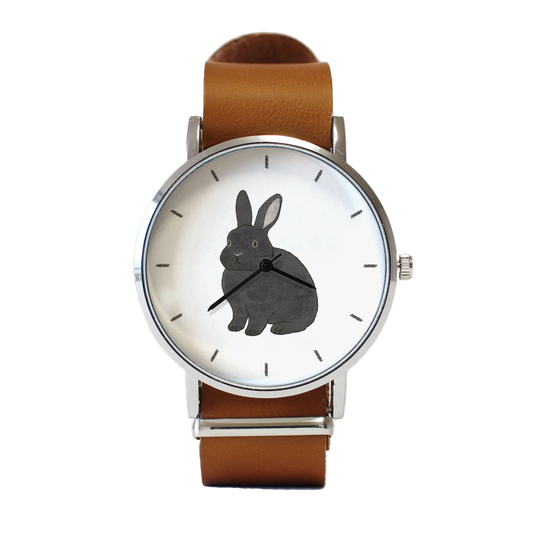 うさぎ（ブラック）立ち耳