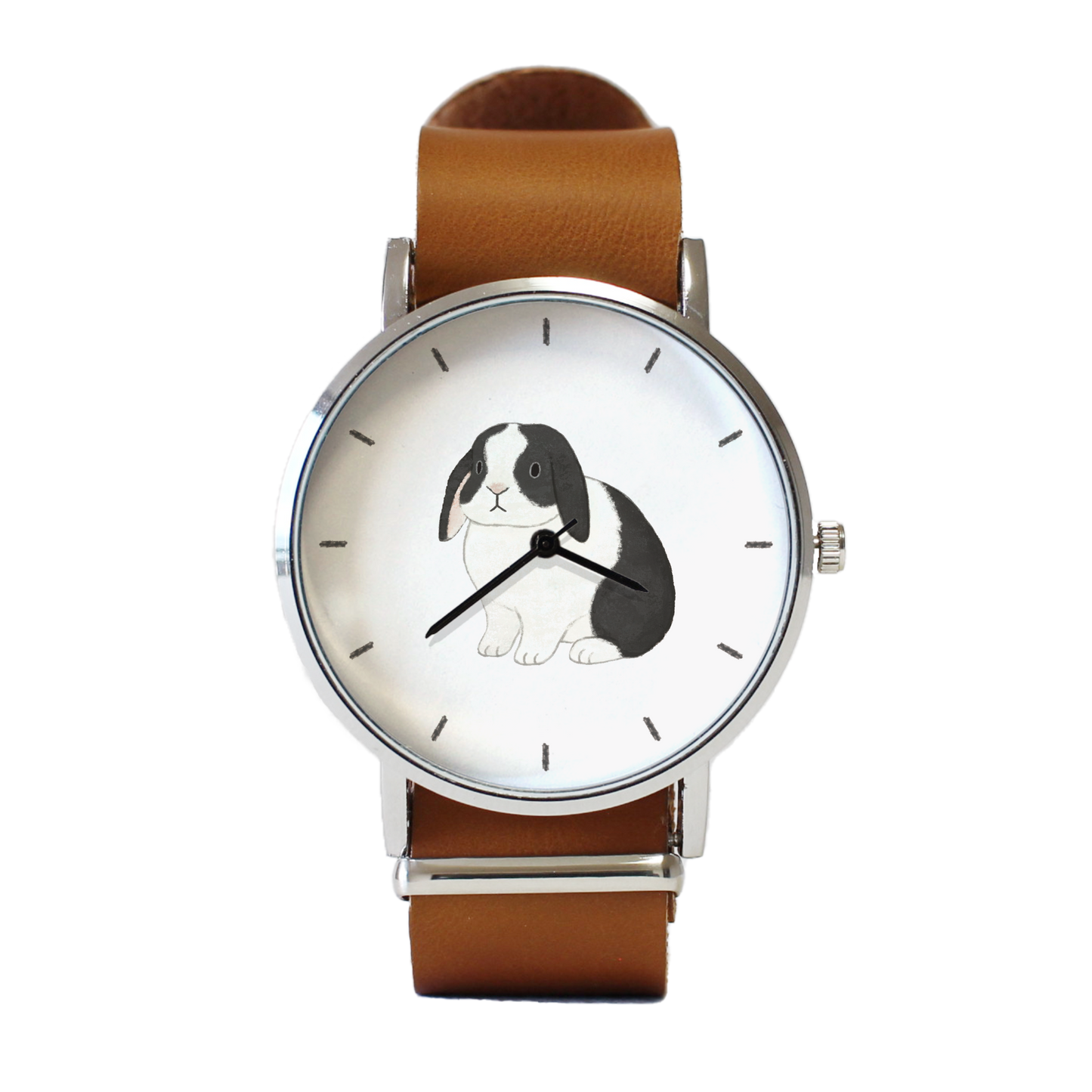 うさぎ（ホワイトブラック）垂れ耳