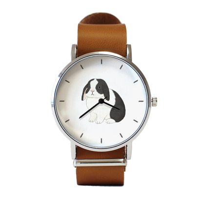 うさぎ（ホワイトブラック）垂れ耳