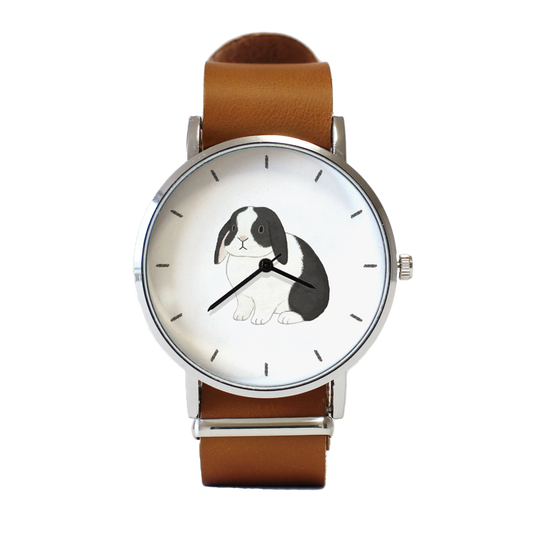 うさぎ（ホワイトブラック）垂れ耳