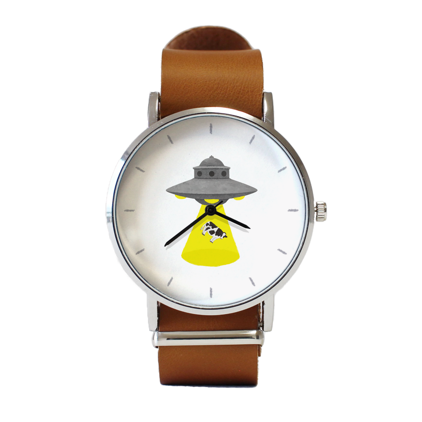 UFOにさらわれる牛