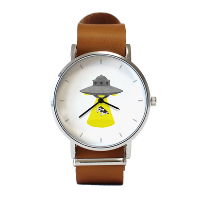 UFOにさらわれる牛