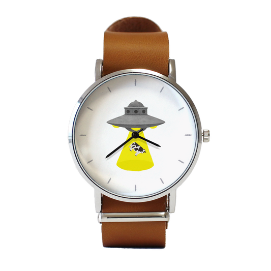 UFOにさらわれる牛