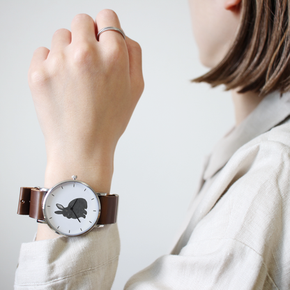 うさぎ（ブラック）立ち耳