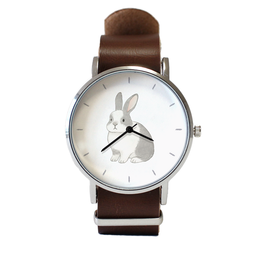 うさぎ（ホワイトグレー）立ち耳