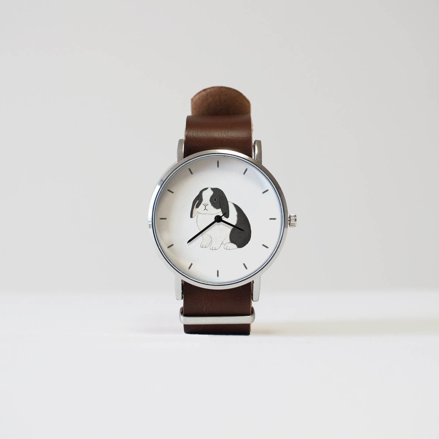 うさぎ（ホワイトブラック）垂れ耳