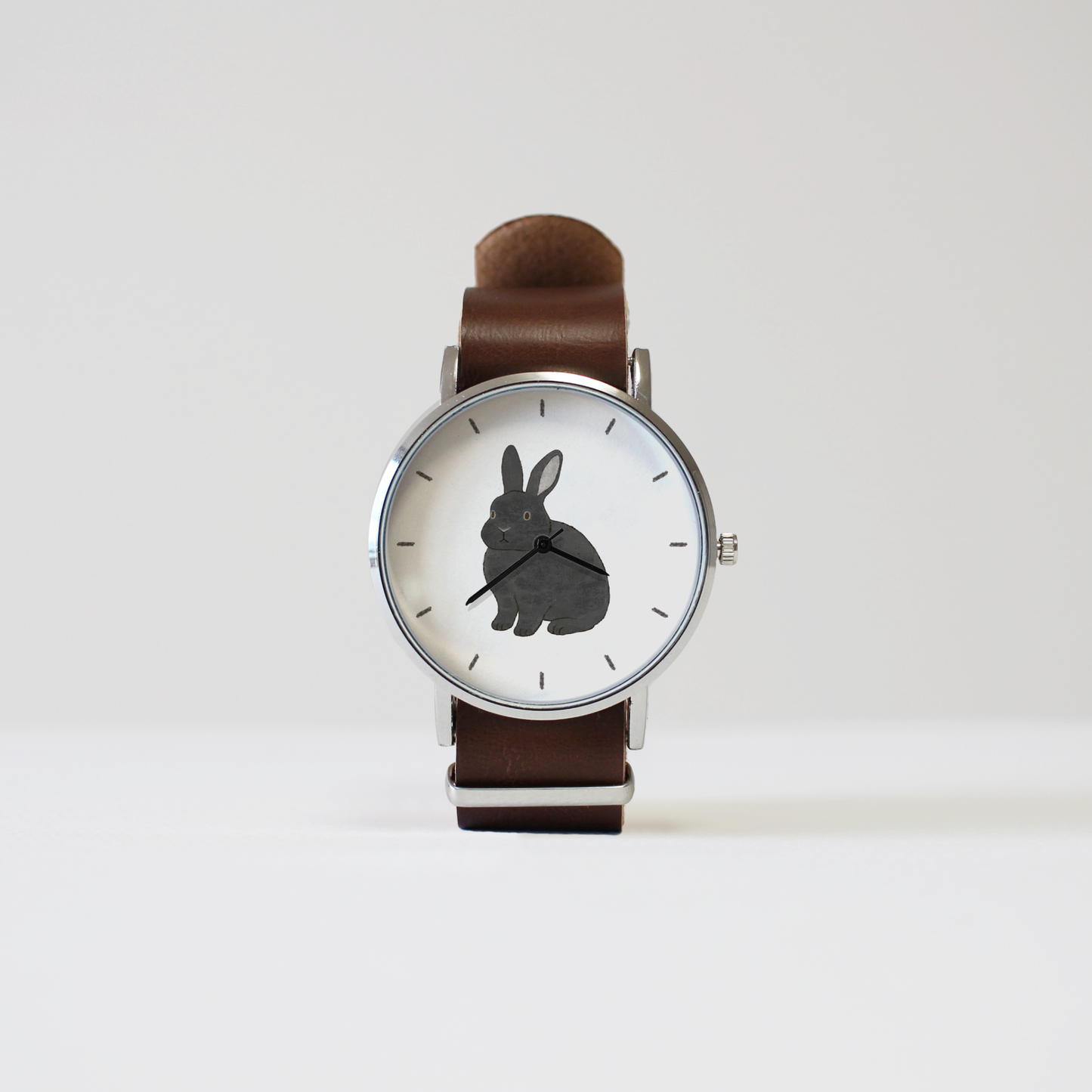 うさぎ（ブラック）立ち耳