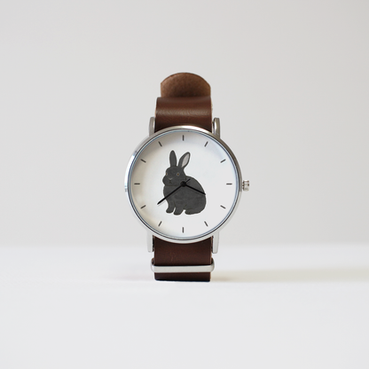 うさぎ（ブラック）立ち耳