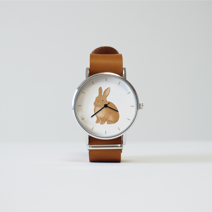 うさぎ（ブラウン）立ち耳