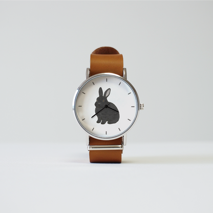 うさぎ（ブラック）立ち耳