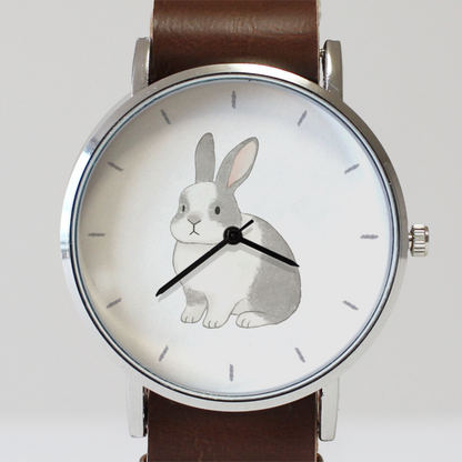 うさぎ（ホワイトグレー）立ち耳